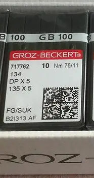 100 штук оригинальных швейных игл Groz-Beckert DPX5 FG/SUK DP X 5 135X5 134 135X7