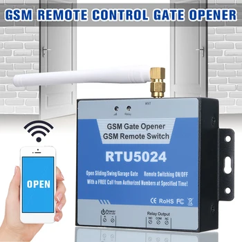 RTU5024 GSM Реле открывания ворот, Беспроводной пульт дистанционного управления, Переключатель доступа к двери для дома, Аксессуары для спальни